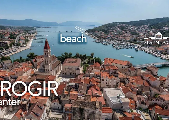 Appartement Zlatin Dvor - For 3, Terrace, Center, At 5-min, Bike Friendly Trogir